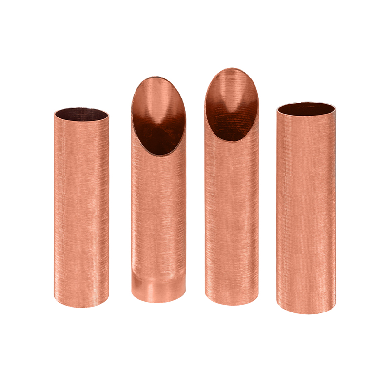 Tube en cuivre en relief