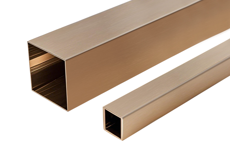 Tube carré en cuivre